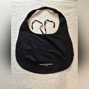 Amanda Uprichard Black Cotton Tote Bag New